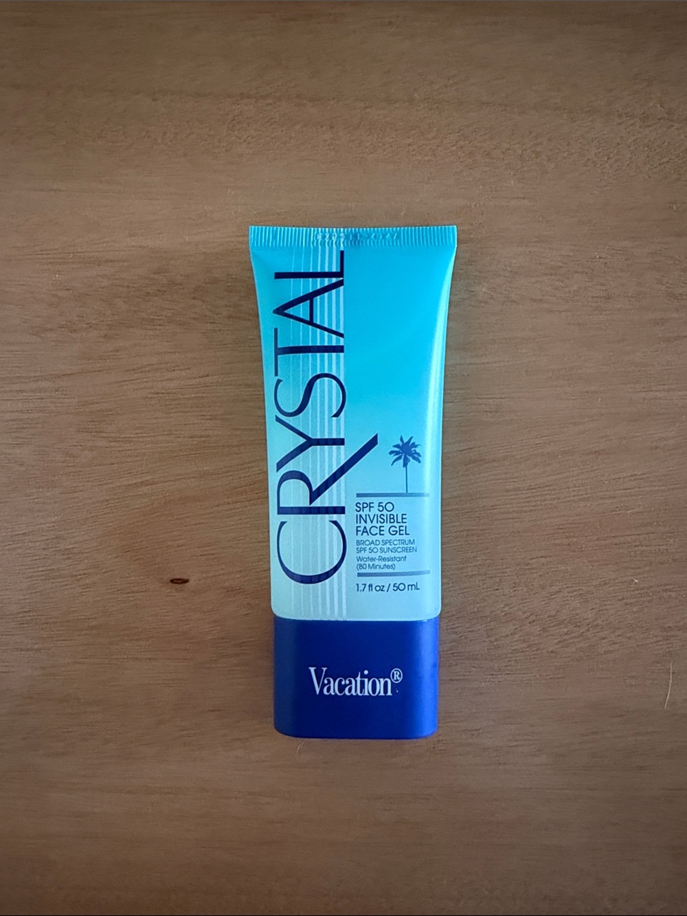 Vacation Crystal SPF 50 Invisible Face Gel - Blue